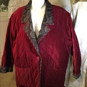 Quilted reversible coat by Koos of course